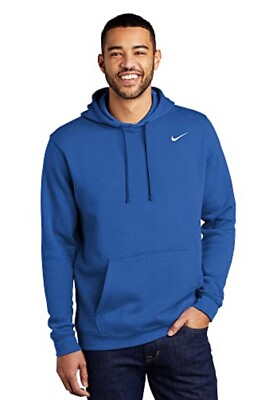 #ad Nike Team Club Pullover Hoodie Royal Blue Medium For Men or Women NEW $58.00