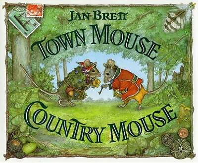 #ad Town Mouse Country Mouse Hardcover By Brett Jan GOOD $3.98
