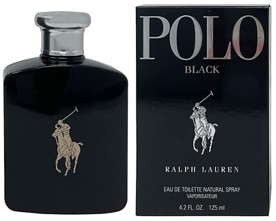 #ad Polo Black by Ralph Lauren 4.2 oz Eau de Toilette Cologne spray for Men $32.99
