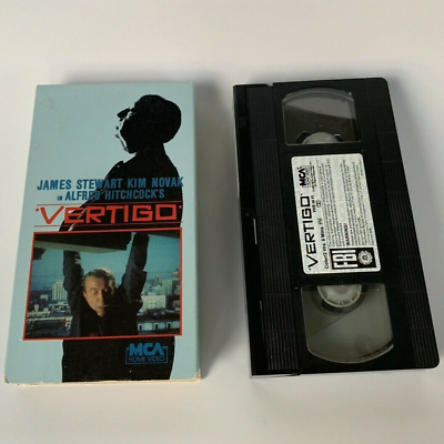 #ad Vertigo VHS 1984  Alfred Hitchcock James Stewart Kim Novak $5.97