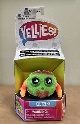 #ad Yellies Klutzers Sound Activated Age 5 Surprise Movements Toy $12.10