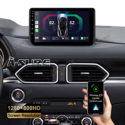 #ad For Mazda CX5 CX 5 2017 2020 Android 12 Car Radio Stereo Apple CarPlay 232GB $195.41