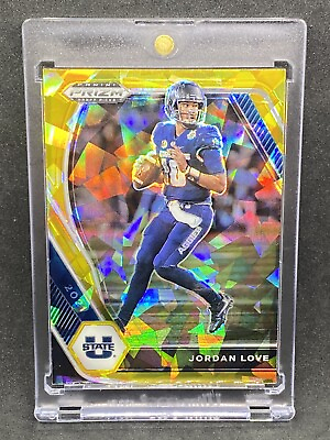 #ad JORDAN LOVE RARE GOLD ICE Parallel Prizm Non Auto PACKERS MVP INVESTMENT $35.99