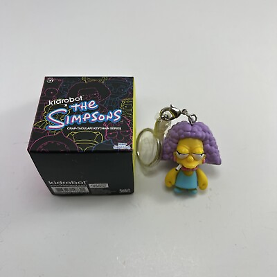 #ad Kidrobot The Simpsons Crap Tacular Keychain Series 1 48 Selma Bouvier Rare New $30.00