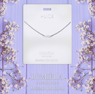 #ad #ad Lumiela Personalised Necklace by Marina De Buchi Many Names amp; Symbols Xmas Gift GBP 5.99