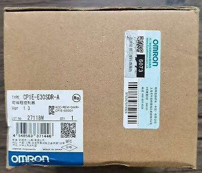 #ad CP1E E30SDR A OMRON PLC WITH ONE YEAR WARRANTY NEW IN BOX Expedited Shipping#HT $445.54
