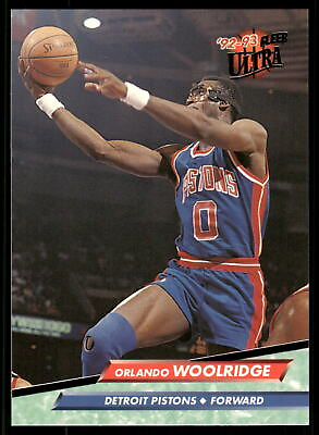 #ad 1992 93 Ultra #61 Orlando Woolridge Detroit Pistons $0.99