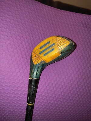 #ad Vintage Golf Club Northwestern 3 Wood Laminated Maple Fancy Face $12.00