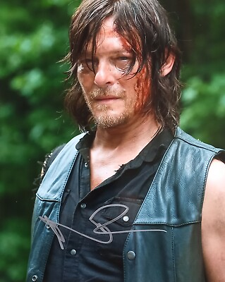 #ad NORMAN REEDUS AUTOGRAPHED SIGNED THE WALKING DEAD 8x10 PHOTO $39.99
