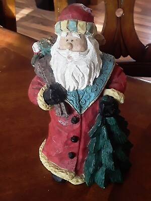 #ad Beautiful Santa Claus Statue $15.99