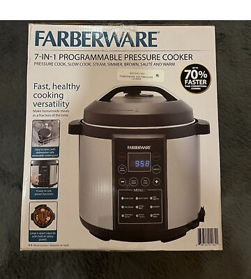 #ad Farberware 7 in 1 Programmable Pressure Cooker $50.00