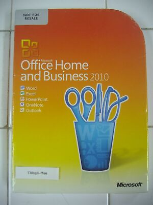 #ad #ad Microsoft Office 2010 Home and Business For 2 PCs Full Version =NEW SEALED BOX= $179.95