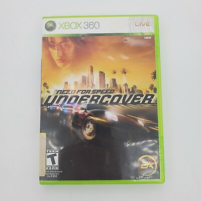 #ad Need For Speed Undercover Microsoft Xbox 360 NO MANUAL Free Fast Shipping $8.99