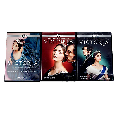 #ad VICTORIA The Complete Series Season 1 2 3 One Two Three PBS TV DVD LOT DVDs $25.64