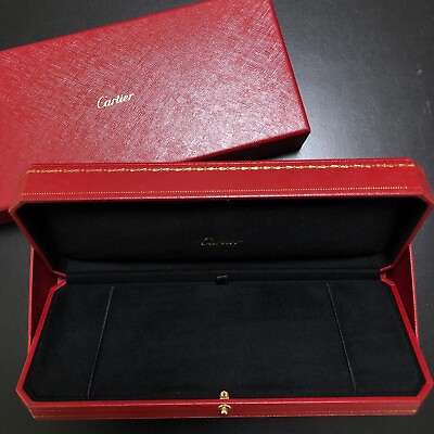 #ad CARTIER Bracelet Necklace Display Case Red Box Gift Jewelry CRCO000490 $62.97