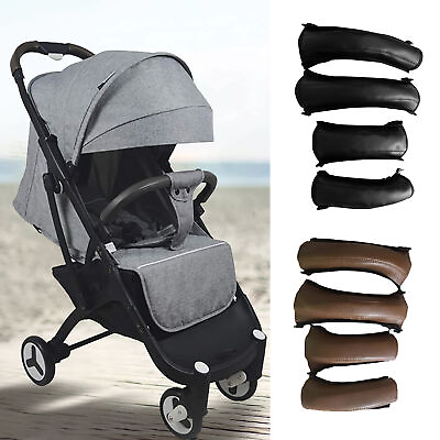 #ad Baby Pram Protective Cover For Armrest Stroller Case Handle Cover Pushchair $11.59