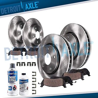 #ad Front amp; Rear Disc Rotors Brake Pads for Subaru Forester Legacy Outback Impreza $163.54