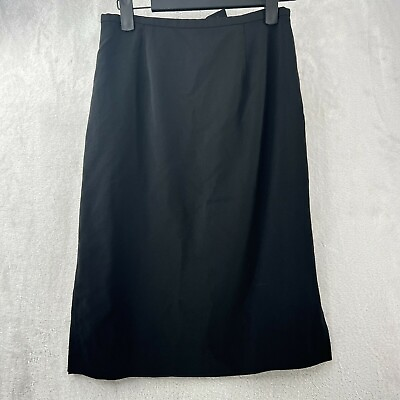 #ad Dana Buchman Wool Pencil Skirt Classic Straight Knee Length by Size 4 Vintage $4.99