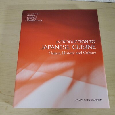 #ad INTRODUCTION TO JAPANESE CUISINE Nature History and Culture NEW From Japan $115.89
