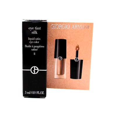#ad Giorgio Armani Eye Tint Silk Liquid Satin Eye Color Rose Ashes II 3 ml BNIB $12.95