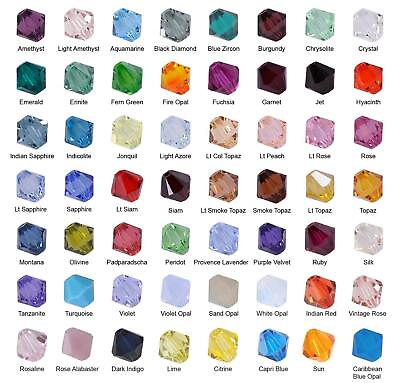 #ad SEALED Genuine 5328 Swarovski Crystal Factory Pack 360 Beads Bicone 6mm $65.00
