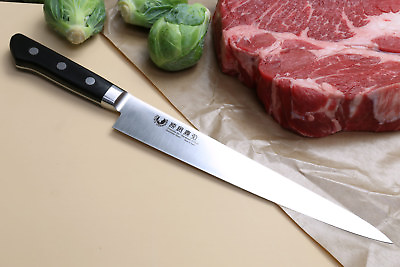 #ad Yoshihiro INOX Stain resistant Aus 10 Ice Hardened Sujihiki Slicer Chef knife $189.99