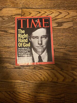 #ad Time Magazine May 15 1995 The Right Hand Of God Ralph Reed $10.00
