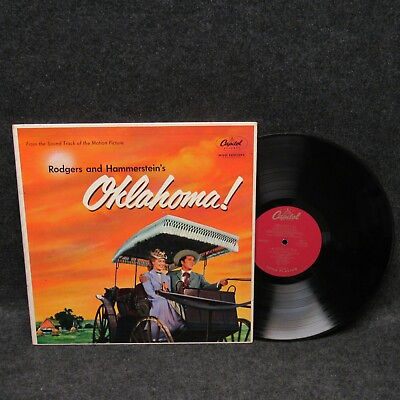 #ad 33 RPM LP Record Rodgers Hammerstein#x27;s Oklahoma Soundtrack Capitol HI FI SAO 595 $7.99