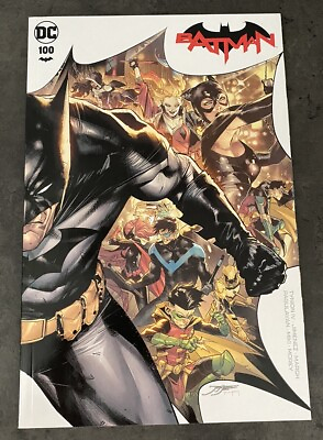#ad DC Comics Batman #100 Wrap Around Collector Cover Wayne Grayson Damian Joker War $14.79