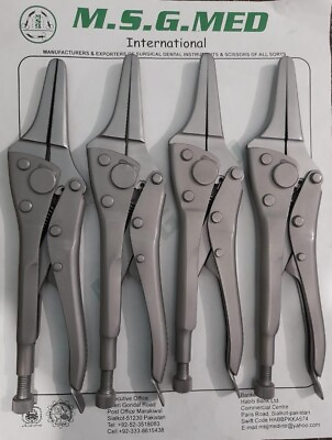 #ad Professional Best Quality New Needle Nosed Locking Pliers Best offer 2 PCS Set $169.44