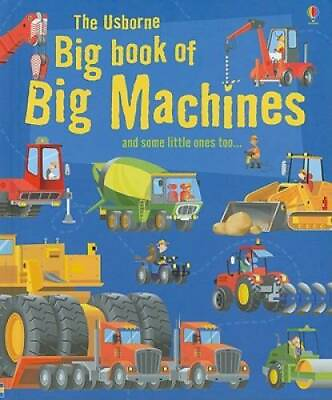 #ad The Usborne Big Book of Big Machines Big Book of Machines Hardcover GOOD $4.39