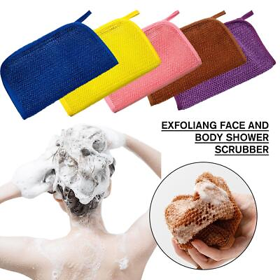 #ad Exfoliating Face and Body Wash Cloths Towel Soft Weave Bath Cloth Hot Sale^ $2.75