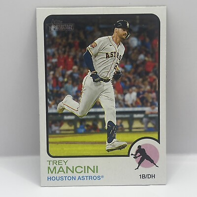 #ad 2022 Topps Heritage High Number Baseball Trey Mancini Base #545 Houston Astros $1.99
