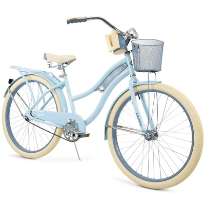 #ad Huffy Nel Lusso Classic Cruiser Bike with Perfect Fit Frame Women#x27;s Light Blu $273.52