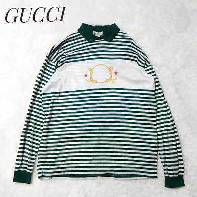 #ad Gucci gucci 100 Cotton Logo Mark L Green $165.42