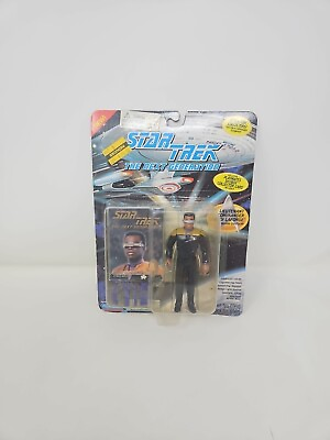 #ad Star Trek TNG Lieutenant Commander Geordi Laforge Movie Uniform Playmates 1994 $9.02