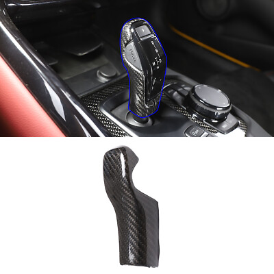#ad Carbon Kits Control Gear Knob Head Cover Auto Part For GR Supra A90 A91 2019 22 $58.99