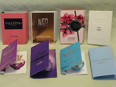 #ad #ad Sephora Luxury Perfume Set of 8 CHANEL Valentino Versace Dolce amp; Gabanna $32.00