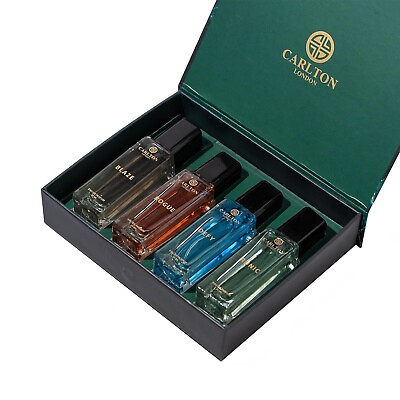 #ad Carlton London Iconic Perfume Gift Set for Men EDP Premium Fragrances 4X20 ML $31.95