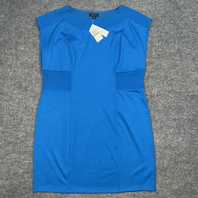 #ad Spense Woman Dress Womens Size 16W Mermaid Blue stretch NEW $24.00