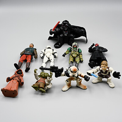 #ad 9 Star Wars Figures Various Sizes $29.00