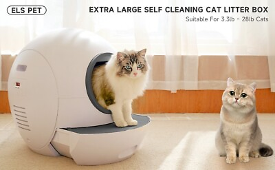 #ad Els Pet One Smart Cat Litter Box Self cleaning App Control $349.00