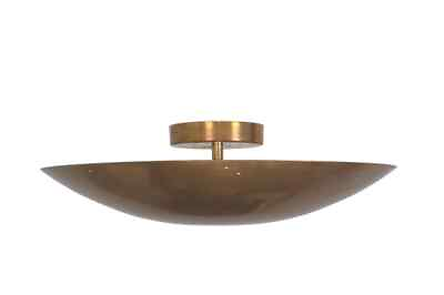 #ad 6 Light Elegant Ceiling Flushmount light Pendant Mid Century Modern Raw Brass $316.80