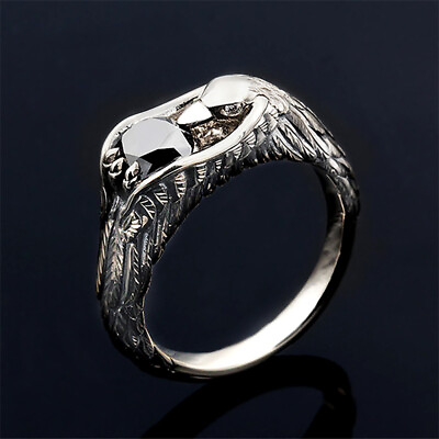 #ad Fashion Bird 925 Silver Ring Cubic Zircon Women Men#x27;s Party Jewelry Sz 6 10 C $2.98