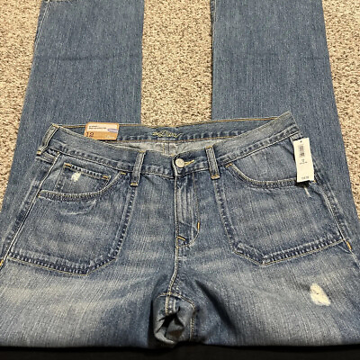 #ad NWT Women’s 12 Old Navy Boot Cut JEANS Size 12 32 X 33 Ripped Style $19.90
