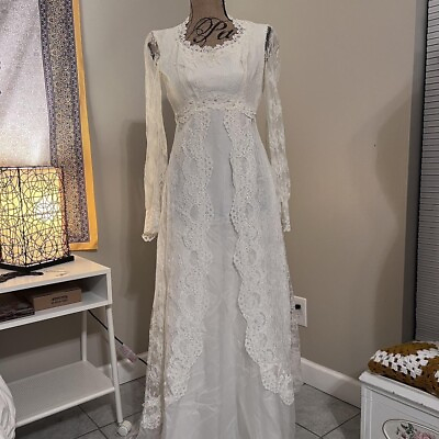 #ad #ad Vintage Wedding Dress $170.00