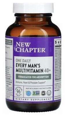 #ad Every Man#x27;s One Daily 40 Plus 96 Tabs By New Chapter $19.99