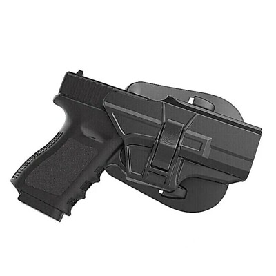 #ad 🌟OWB RH Paddle Holster Quick Release Button Fits Glock G19 19 23 32 Gen 3 4 5 $14.99