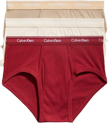 Calvin Klein Men#x27;s Cotton Classics 3 Pack Brief MED $39.98