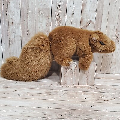 #ad Folkmanis Brown Red Squirrel Hand Puppet Plush Stuffed Animal Toy $15.99